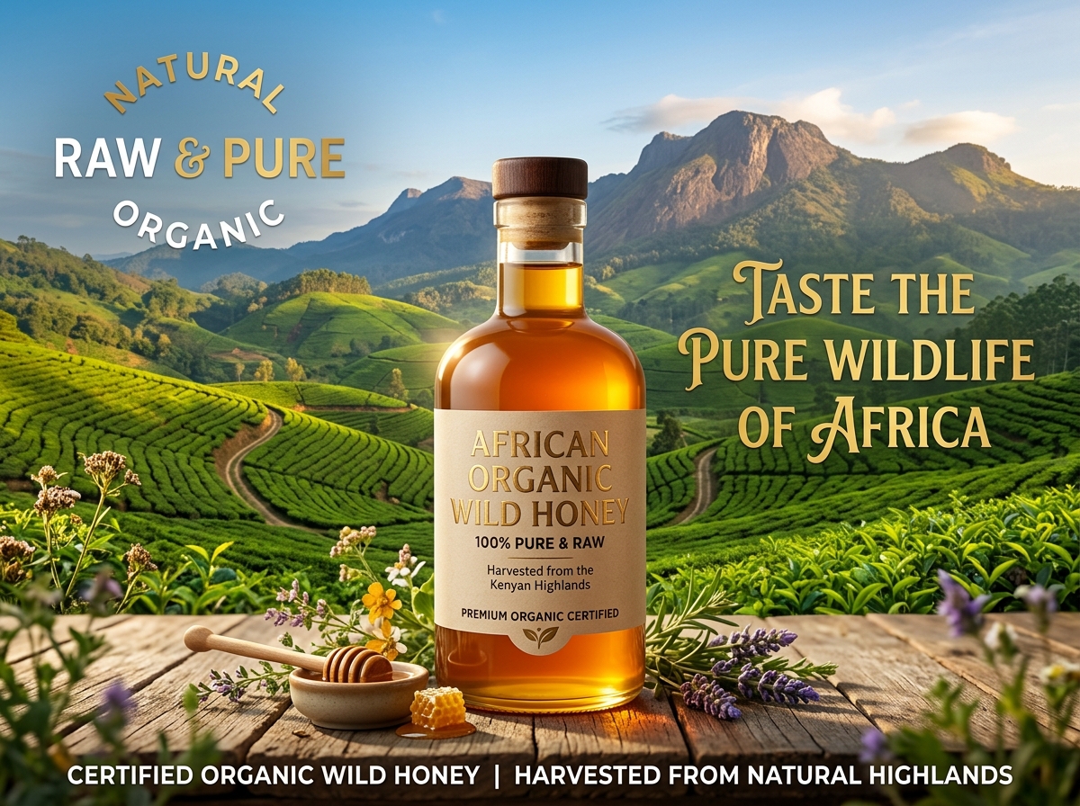 African Organic Wild Honey